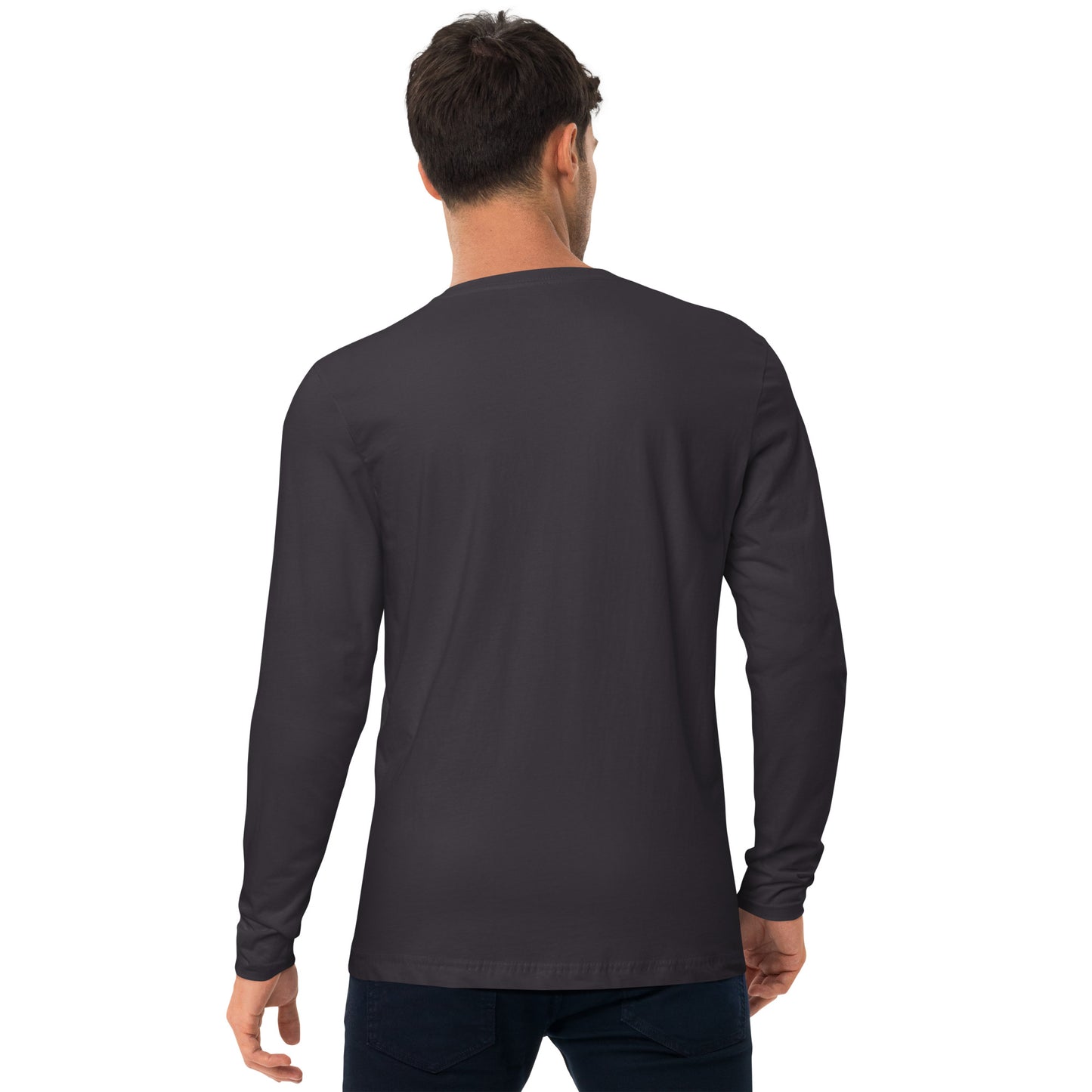 DriftlessWhistler - Long Sleeve Fitted Crew | Dark w/ White Logo