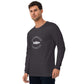 DriftlessWhistler - Long Sleeve Fitted Crew | Dark w/ White Logo