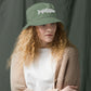 TroutWhistler - Organic Bucket Hat | Dark w/ White Logo
