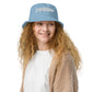TroutWhistler - Organic Bucket Hat | Dark w/ White Logo