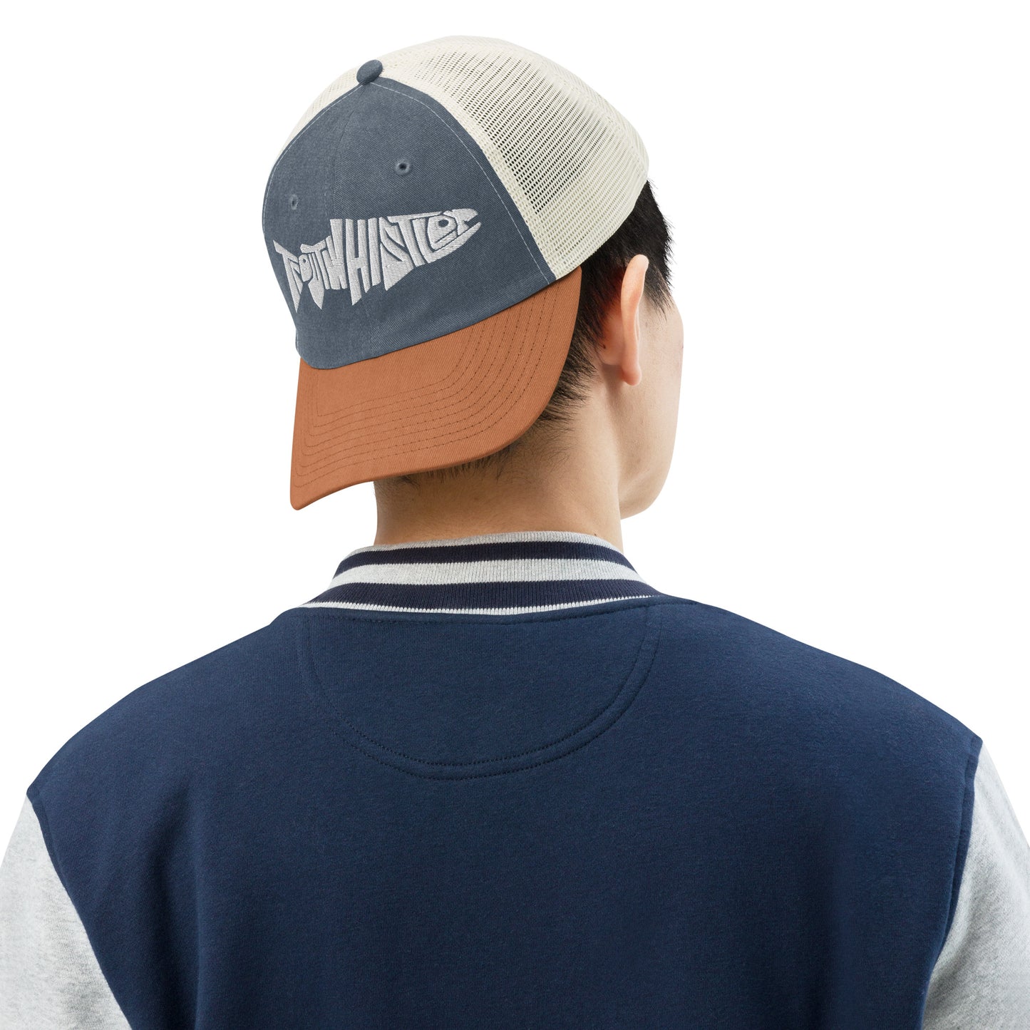 TroutWhistler - Pigment-dyed Cap | Light w/ White Logo