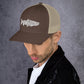 TroutWhistler - Trucker Cap | Dark w/ White Logo