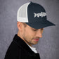 TroutWhistler - Trucker Cap | Dark w/ White Logo