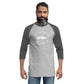 DriftlessWhistler - 3/4 Sleeve Raglan Shirt | Dark w/ White Logo