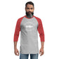 DriftlessWhistler - 3/4 Sleeve Raglan Shirt | Dark w/ White Logo