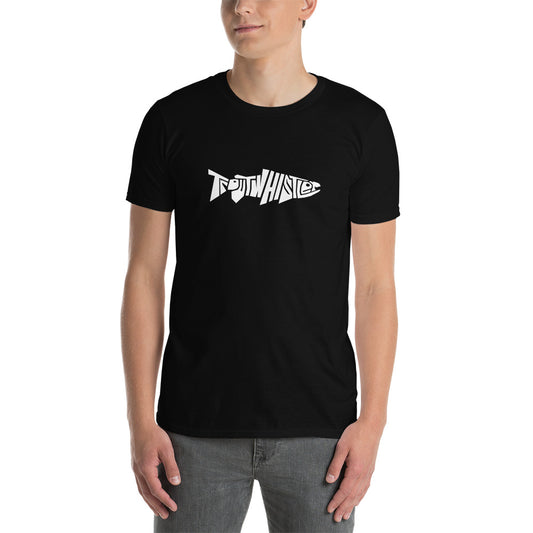 TroutWhistler - Short-Sleeve T-Shirt | Dark w/ White Logo