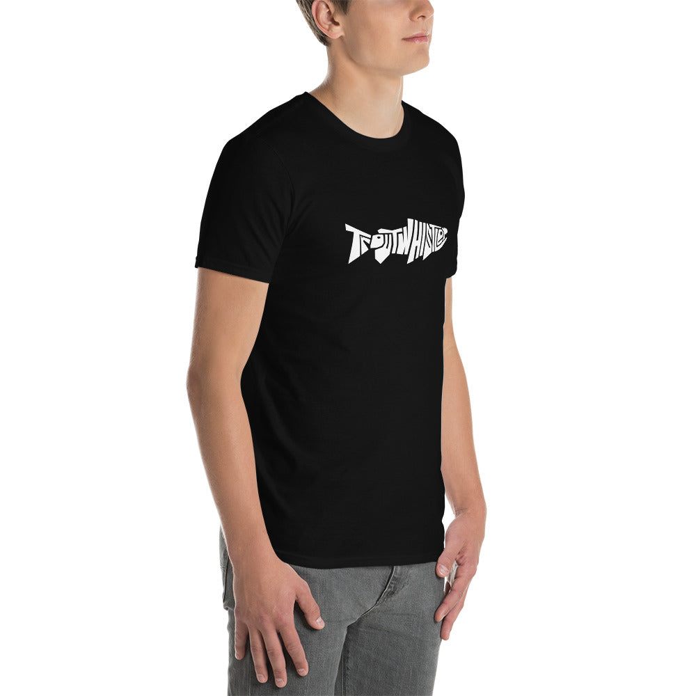 TroutWhistler - Short-Sleeve T-Shirt | Dark w/ White Logo