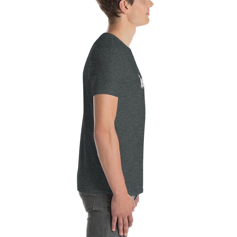 TroutWhistler - Short-Sleeve T-Shirt | Dark w/ White Logo