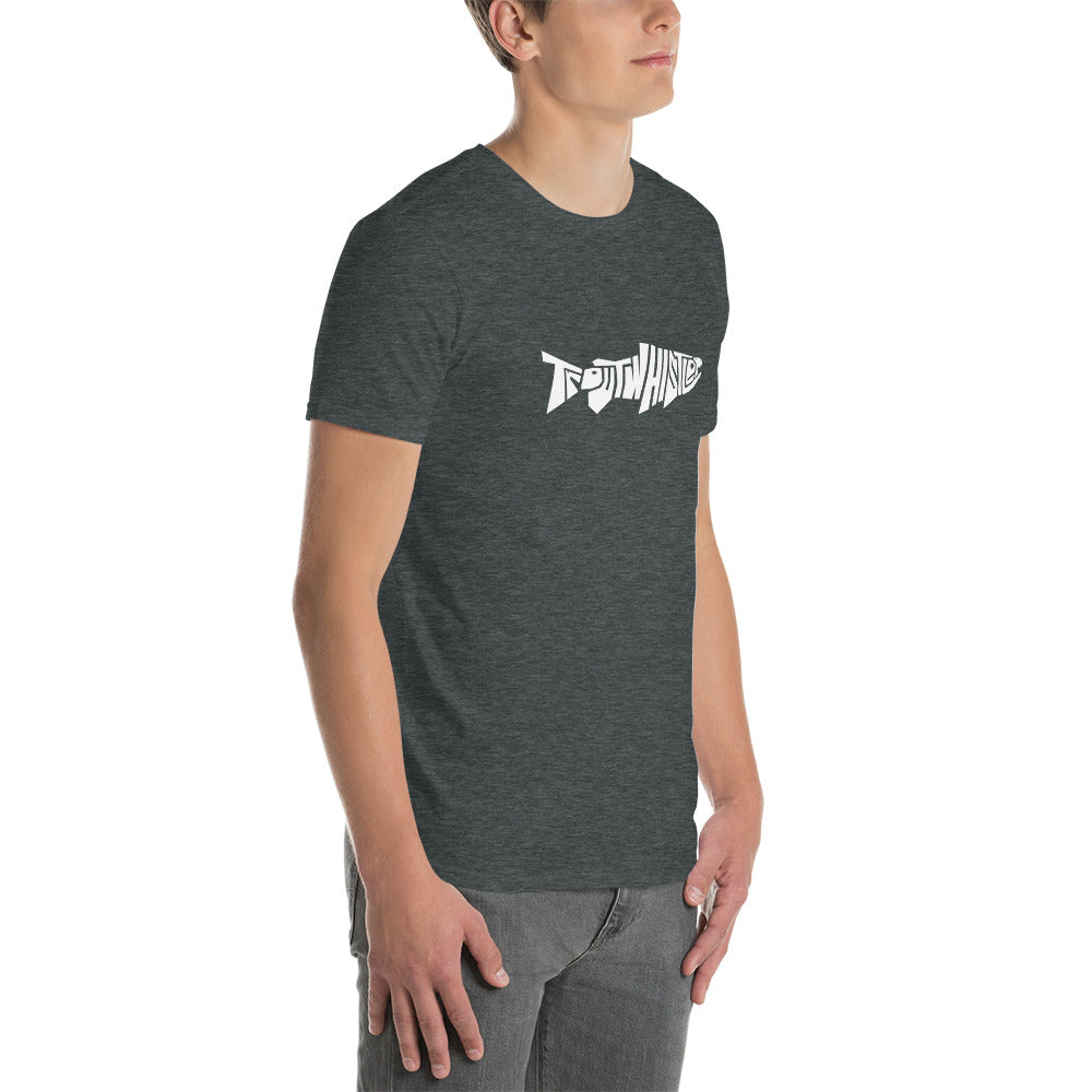 TroutWhistler - Short-Sleeve T-Shirt | Dark w/ White Logo