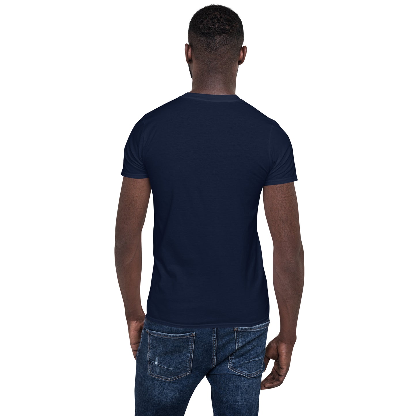 TroutWhistler - Short-Sleeve Unisex T-Shirt | Dark w/ White Multi-Logo