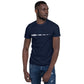 TroutWhistler - Short-Sleeve Unisex T-Shirt | Dark w/ White Multi-Logo