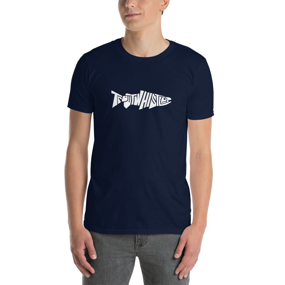 TroutWhistler - Short-Sleeve T-Shirt | Dark w/ White Logo