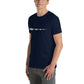 TroutWhistler - Short-Sleeve Unisex T-Shirt | Dark w/ White Multi-Logo