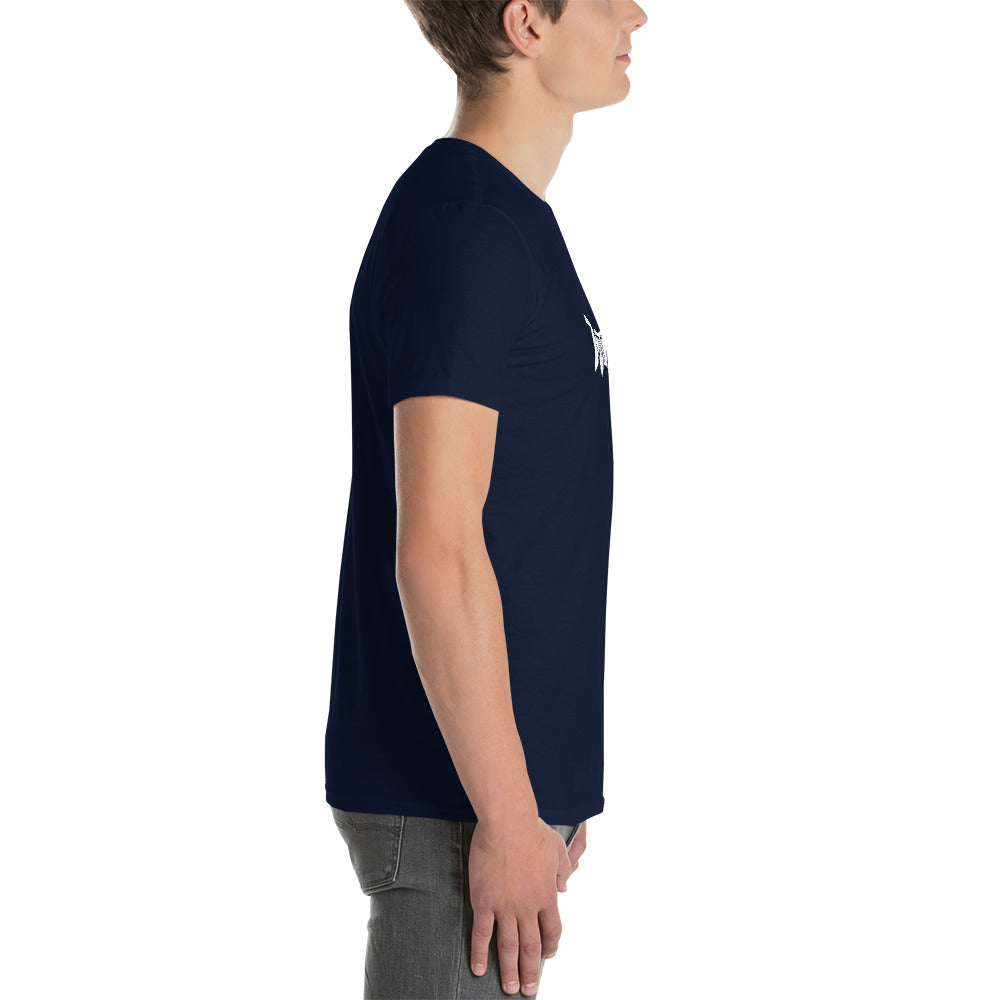 TroutWhistler - Short-Sleeve T-Shirt | Dark w/ White Logo