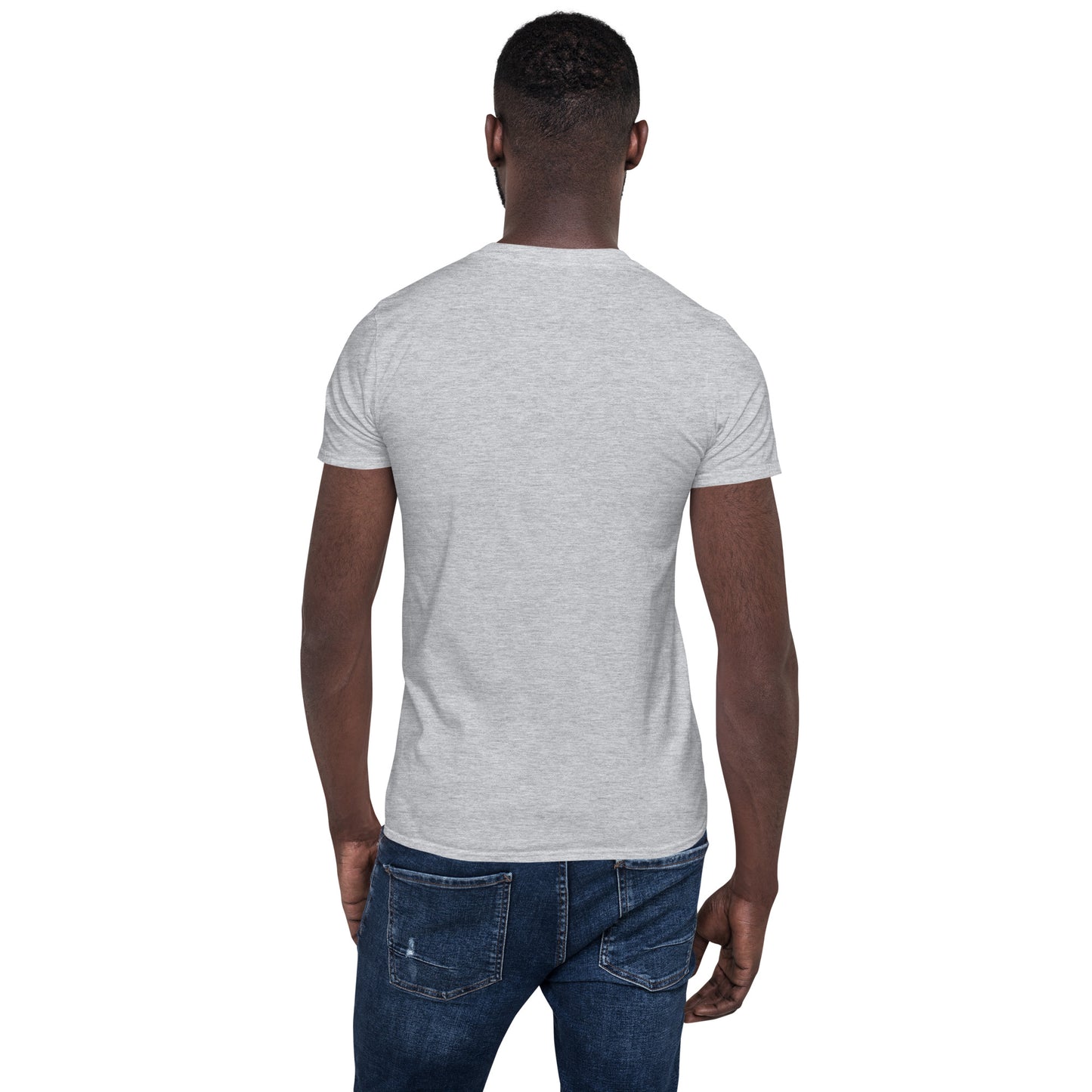 TroutWhistler - Short-Sleeve Unisex T-Shirt | Light w/ Black Multi-Logo