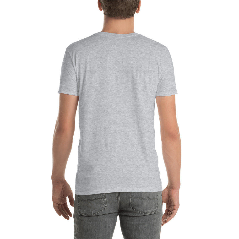 TroutWhistler - Short-Sleeve Unisex T-Shirt | Dark w/ White Round Logo