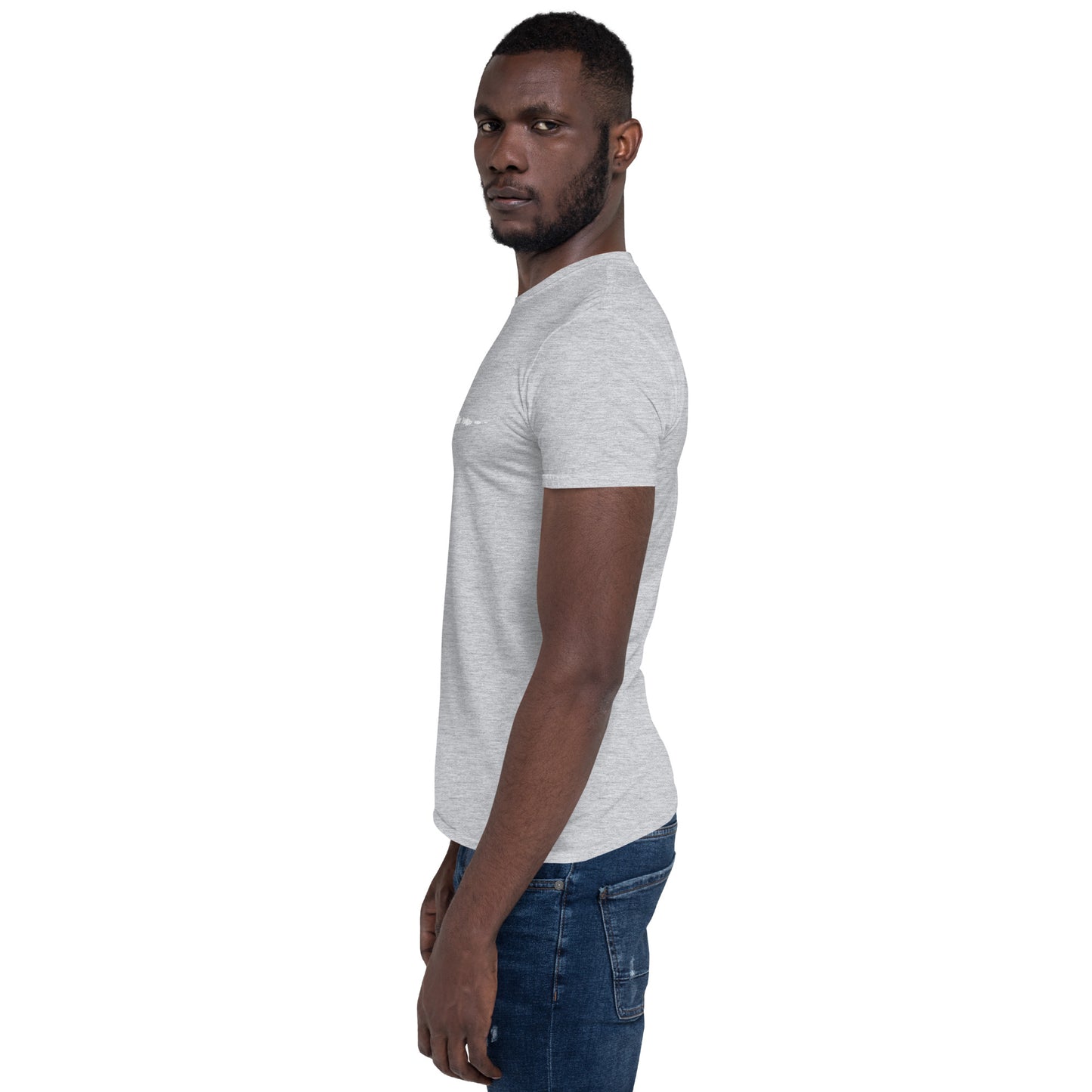 TroutWhistler - Short-Sleeve Unisex T-Shirt | Dark w/ White Multi-Logo