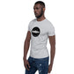 TroutWhistler - Short-Sleeve Unisex T-Shirt | Light w/ Black Round Logo