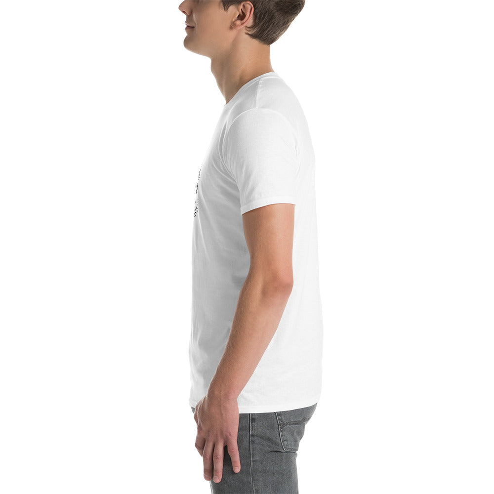 DriftlessWhistler - Short-Sleeve Unisex T-Shirt | Light w/ Black Logo