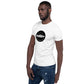 TroutWhistler - Short-Sleeve Unisex T-Shirt | Light w/ Black Round Logo