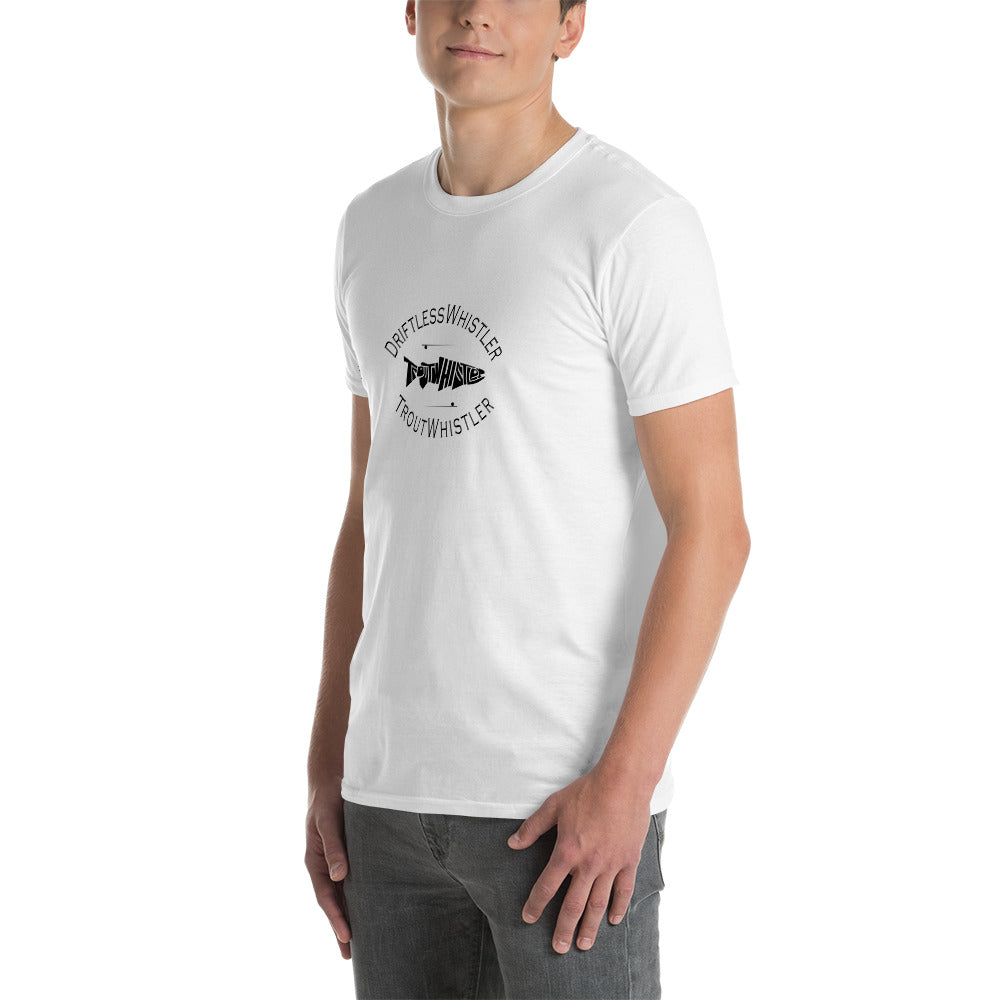 DriftlessWhistler - Short-Sleeve Unisex T-Shirt | Light w/ Black Logo
