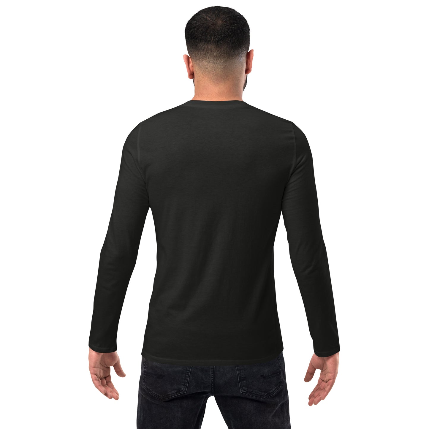TroutWhistler - Fashion Long Sleeve Shirt | Dark w/ White Round Logo