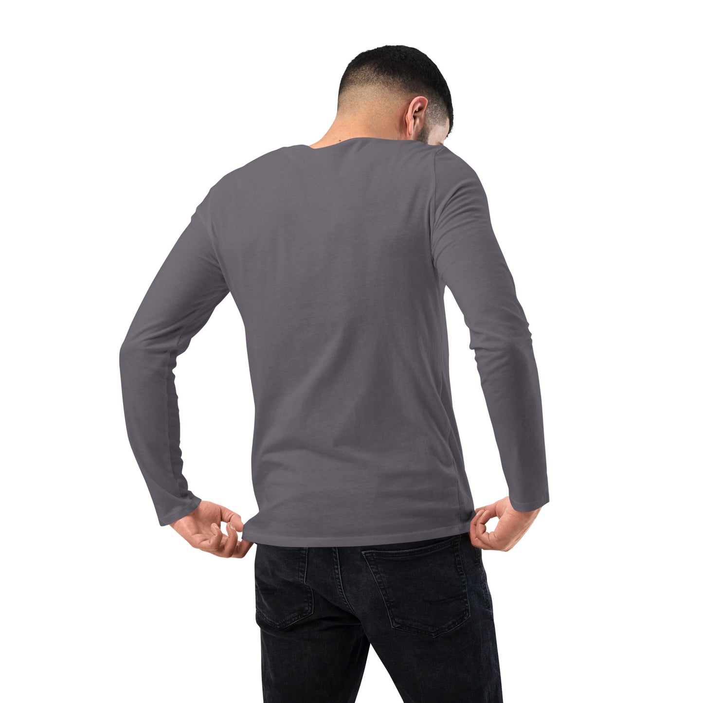 TroutWhistler - Fashion Long Sleeve Shirt | Dark w/ White Logo
