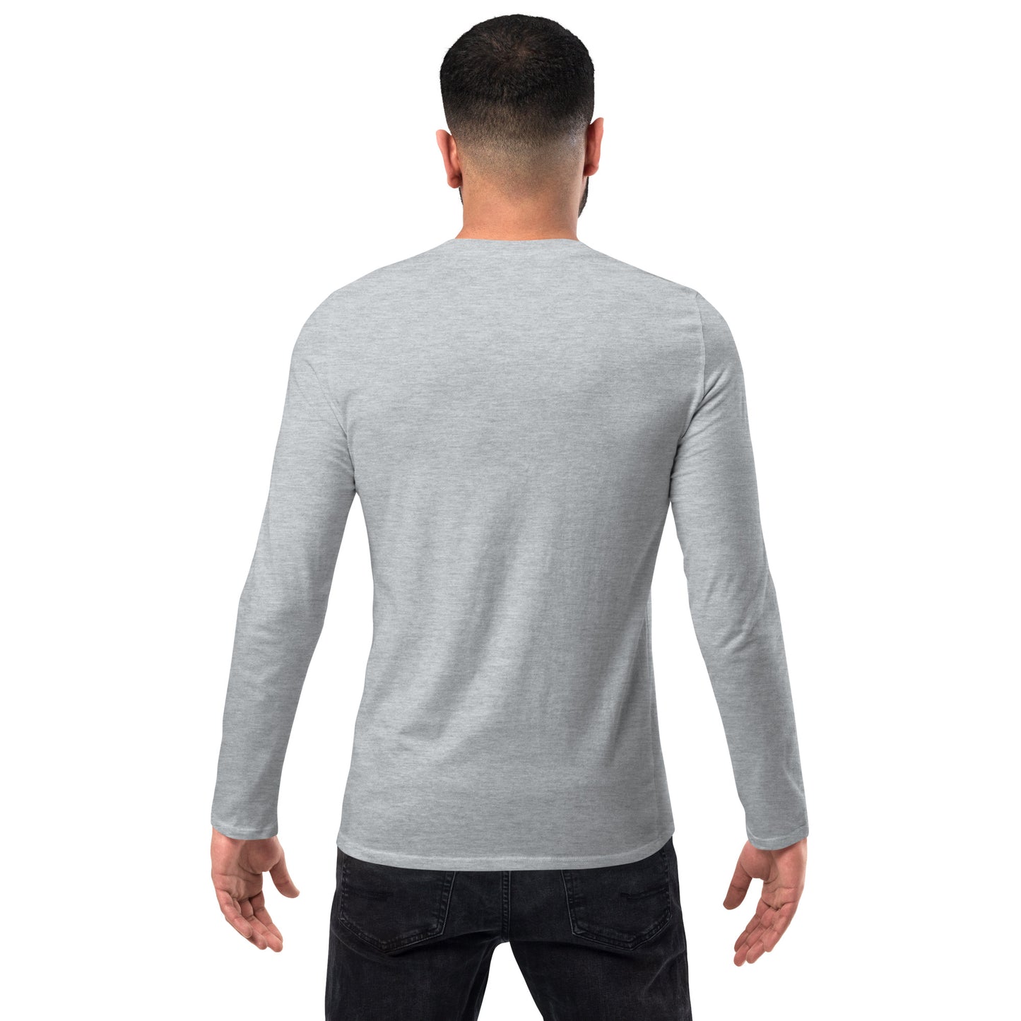 TroutWhistler - Fashion Long Sleeve Shirt | Dark w/ White Round Logo