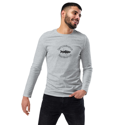DriftlessWhistler - Fashion Long Sleeve Shirt | Dark w/ White Logo