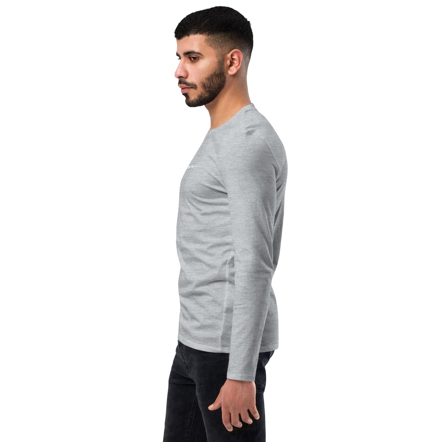 TroutWhistler - Fashion Long Sleeve Shirt | Dark w/ White Multi-Logo