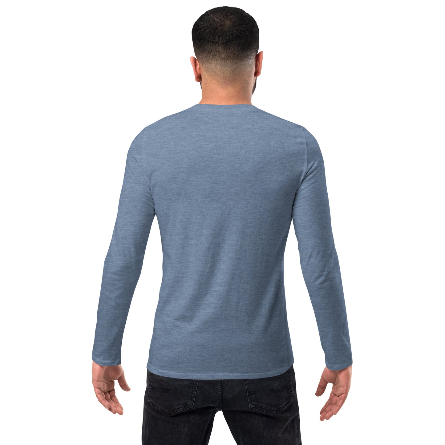 TroutWhistler - Fashion Long Sleeve Shirt | Dark w/ White Round Logo