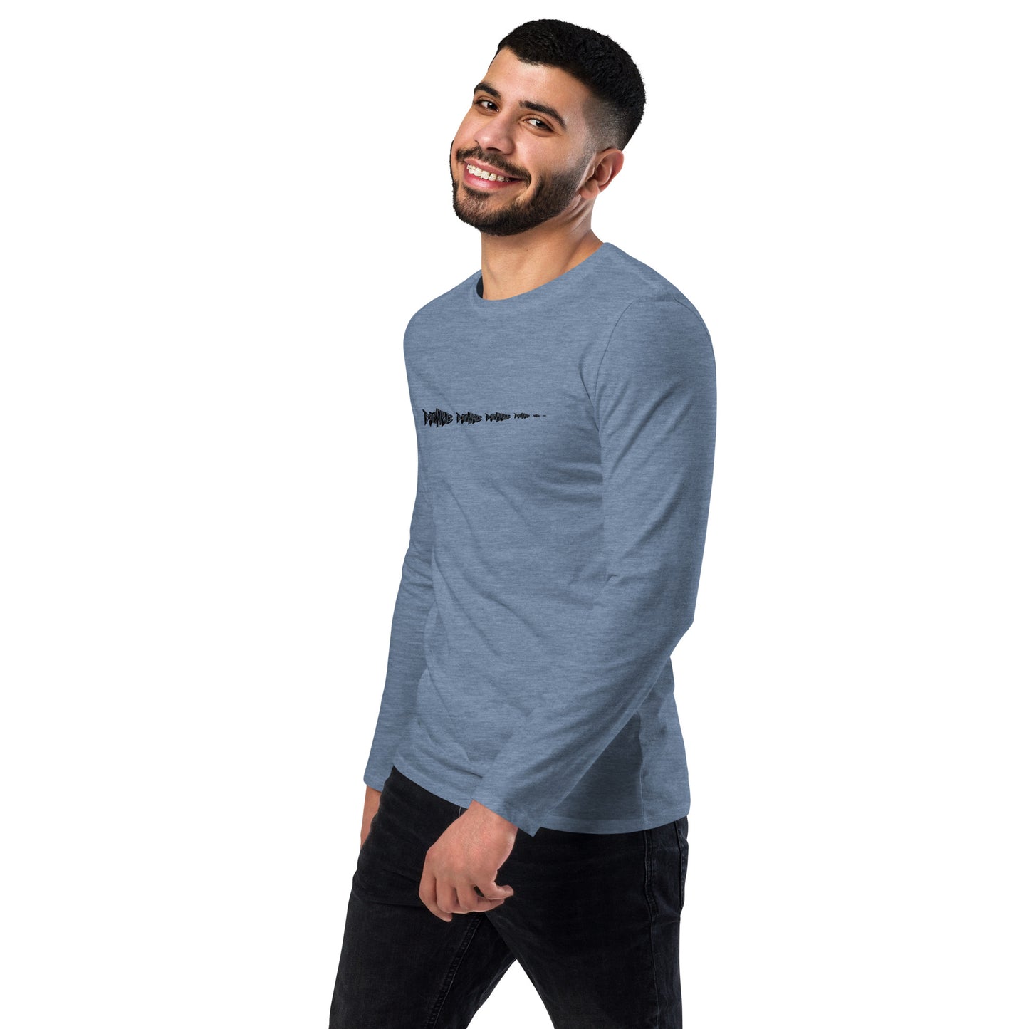 TroutWhistler - Fashion Long Sleeve Shirt | Light w/ Black Multi-Logo