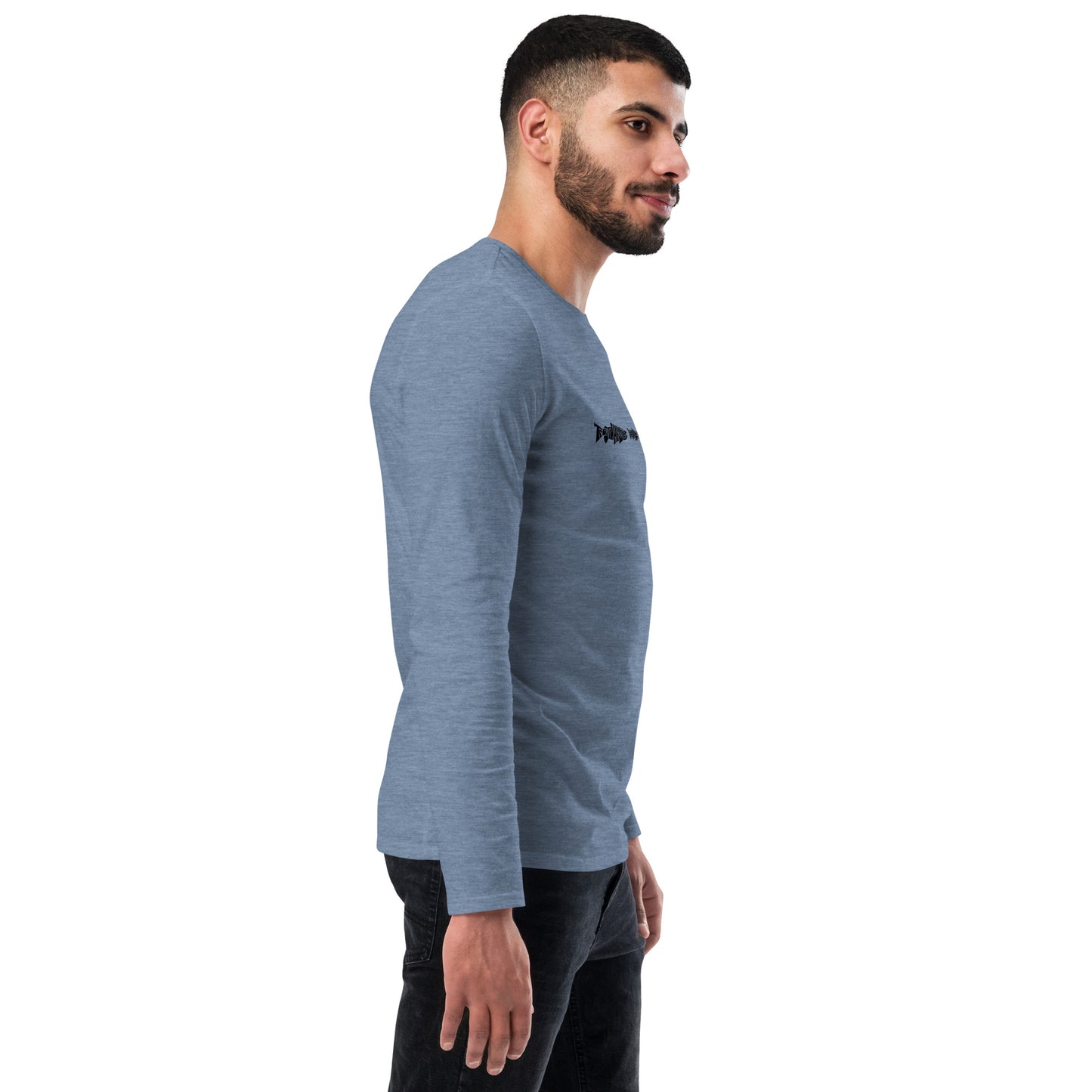 TroutWhistler - Fashion Long Sleeve Shirt | Light w/ Black Multi-Logo