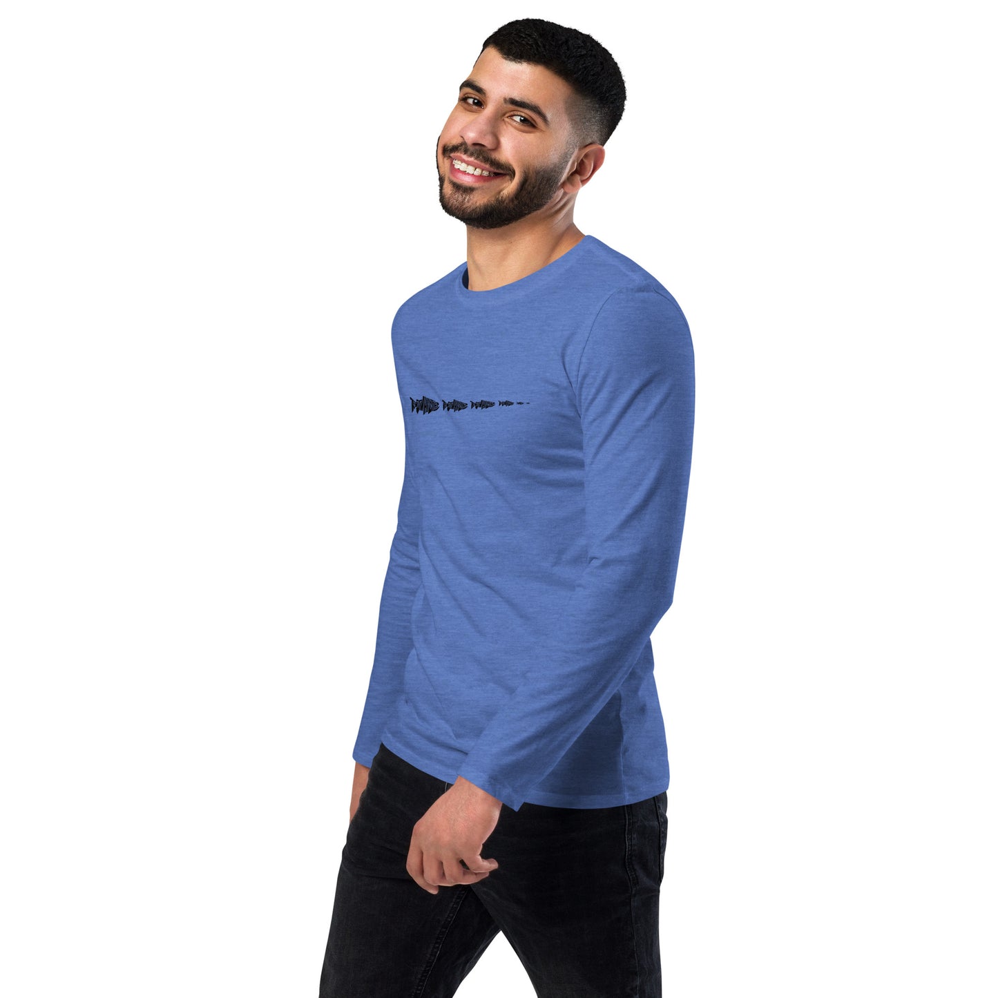 TroutWhistler - Fashion Long Sleeve Shirt | Light w/ Black Multi-Logo