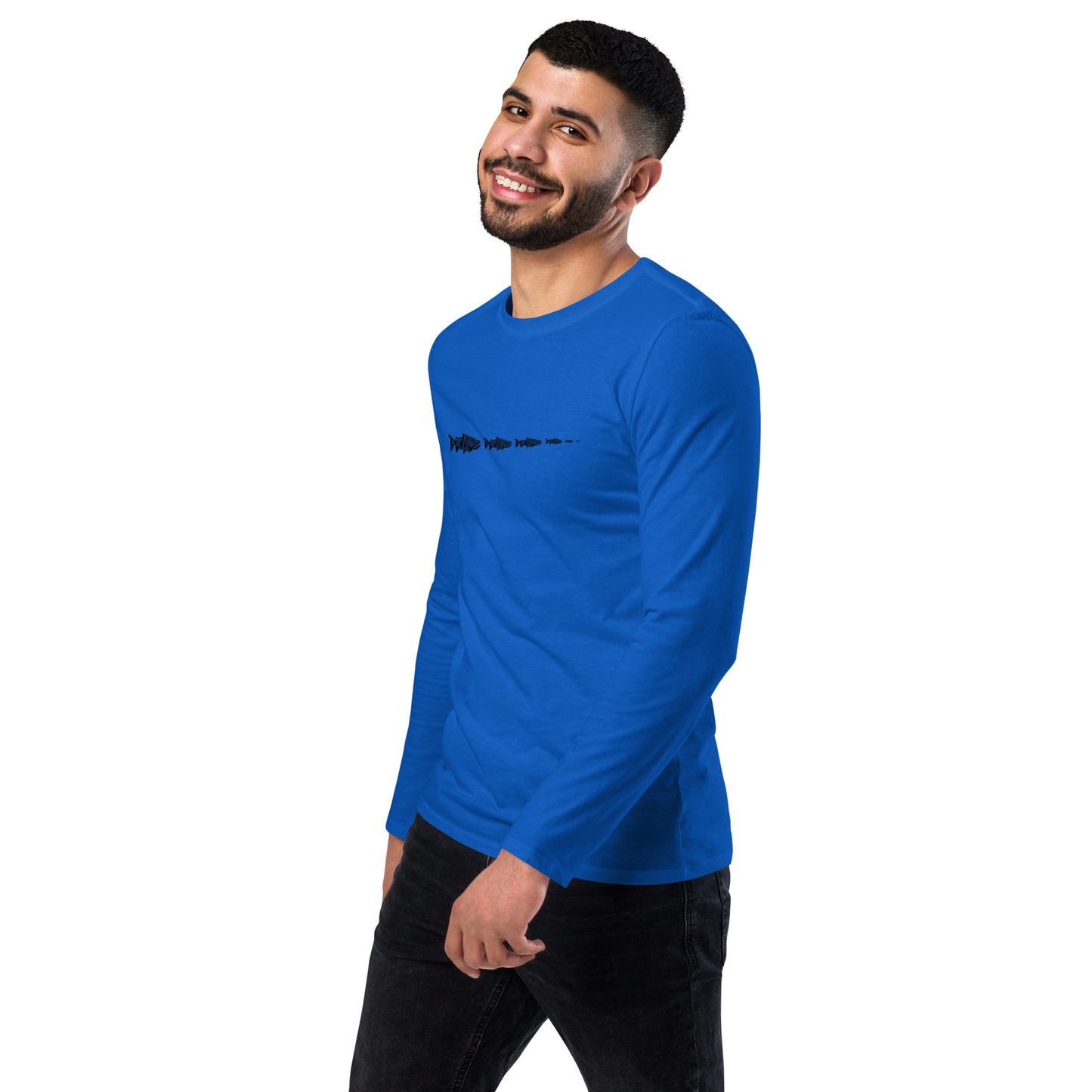 TroutWhistler - Fashion Long Sleeve Shirt | Light w/ Black Multi-Logo