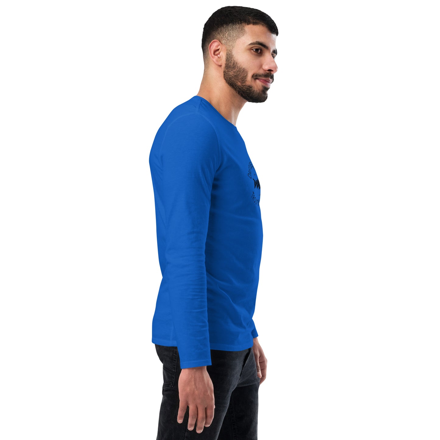 DriftlessWhistler - Fashion Long Sleeve Shirt | Dark w/ White Logo