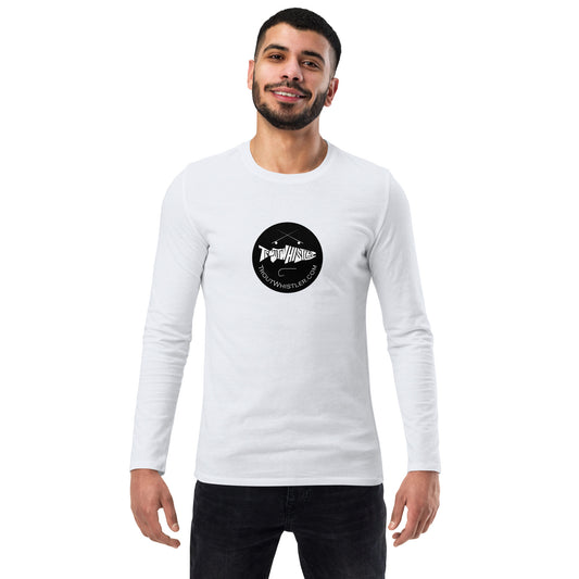 TroutWhistler - Fashion Long Sleeve Shirt | Light w/ Black Round Logo