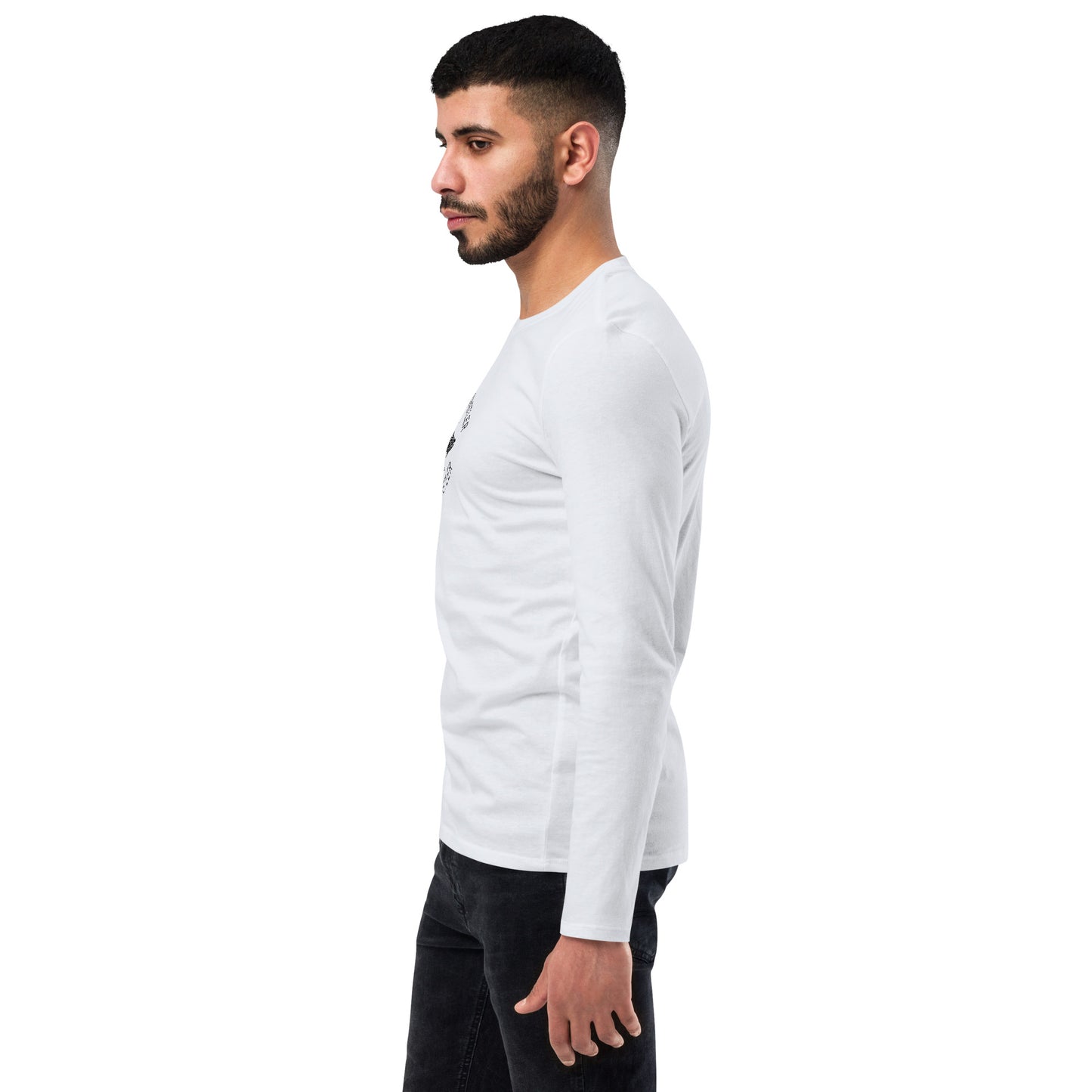 DriftlessWhistler - Fashion Long Sleeve Shirt | Dark w/ White Logo