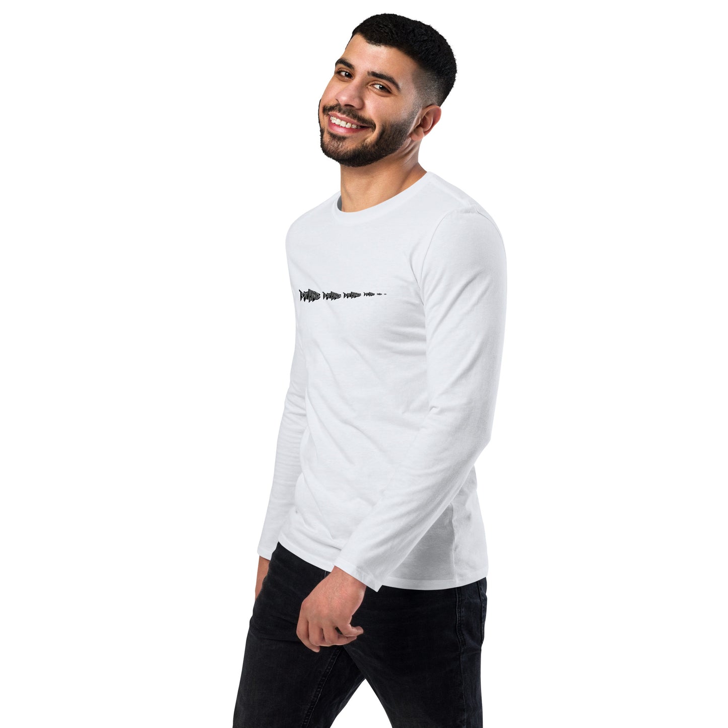 TroutWhistler - Fashion Long Sleeve Shirt | Light w/ Black Multi-Logo