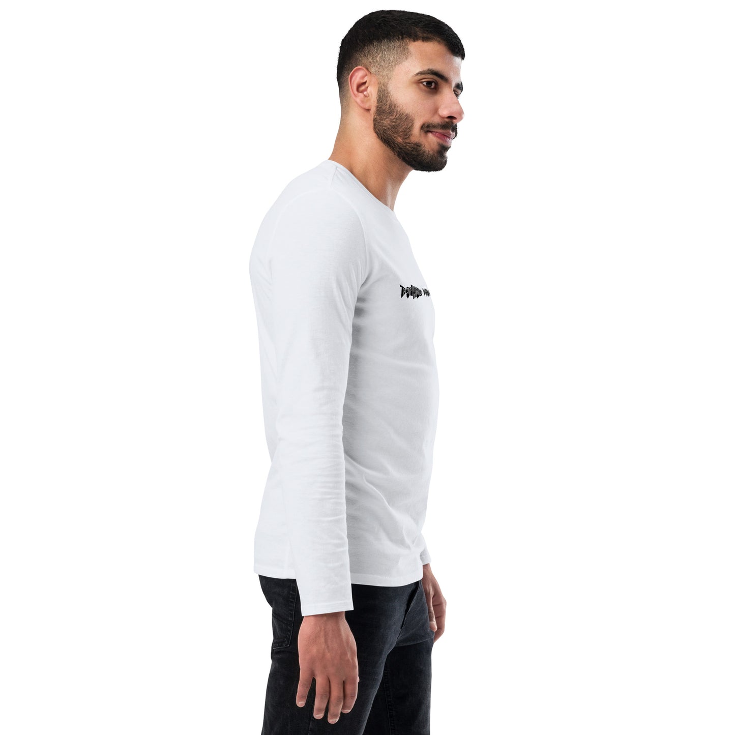 TroutWhistler - Fashion Long Sleeve Shirt | Light w/ Black Multi-Logo
