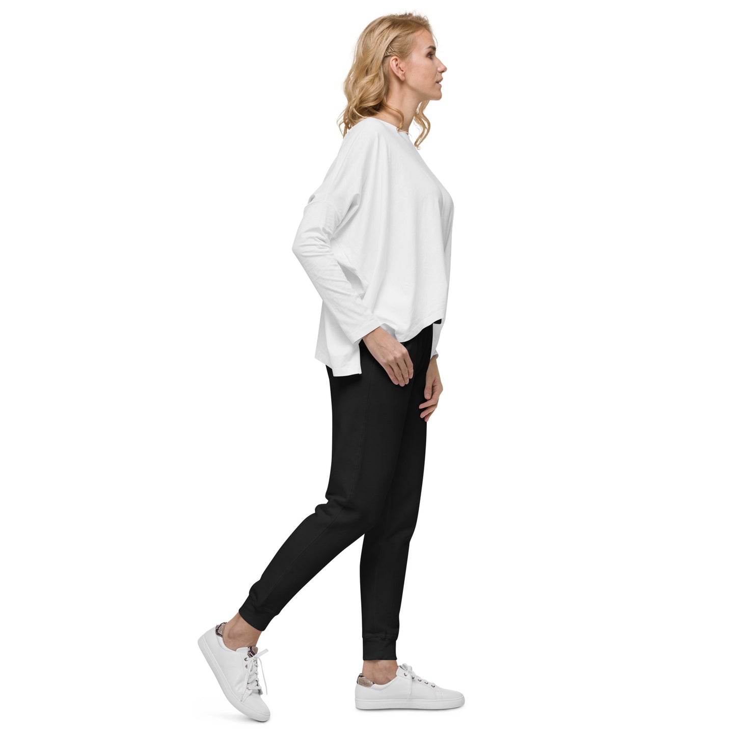 TroutWhistler - Women's  Fleece Sweatpants | Color w/ White TW Multi-Logo