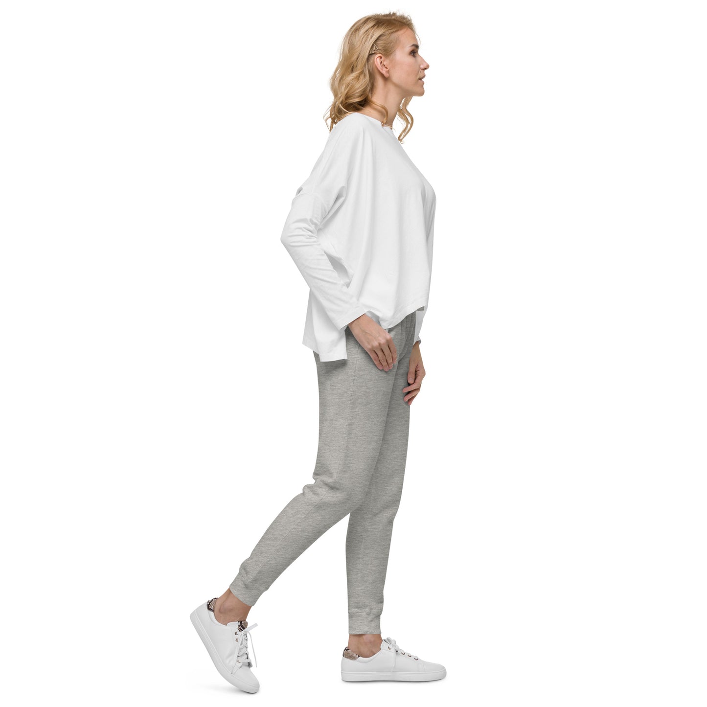 TroutWhistler - Women's  Fleece Sweatpants | Color w/ White TW Multi-Logo