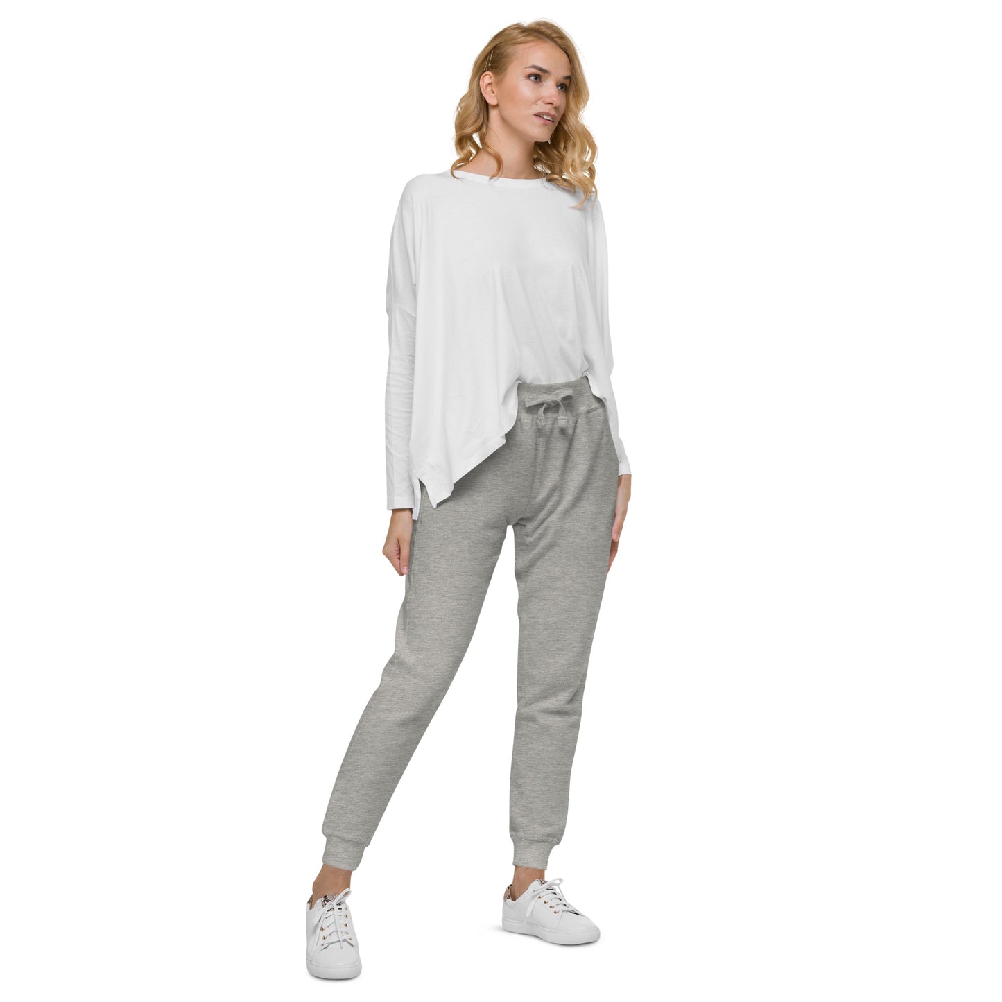 TroutWhistler - Women's  Fleece Sweatpants | Color w/ White TW Multi-Logo