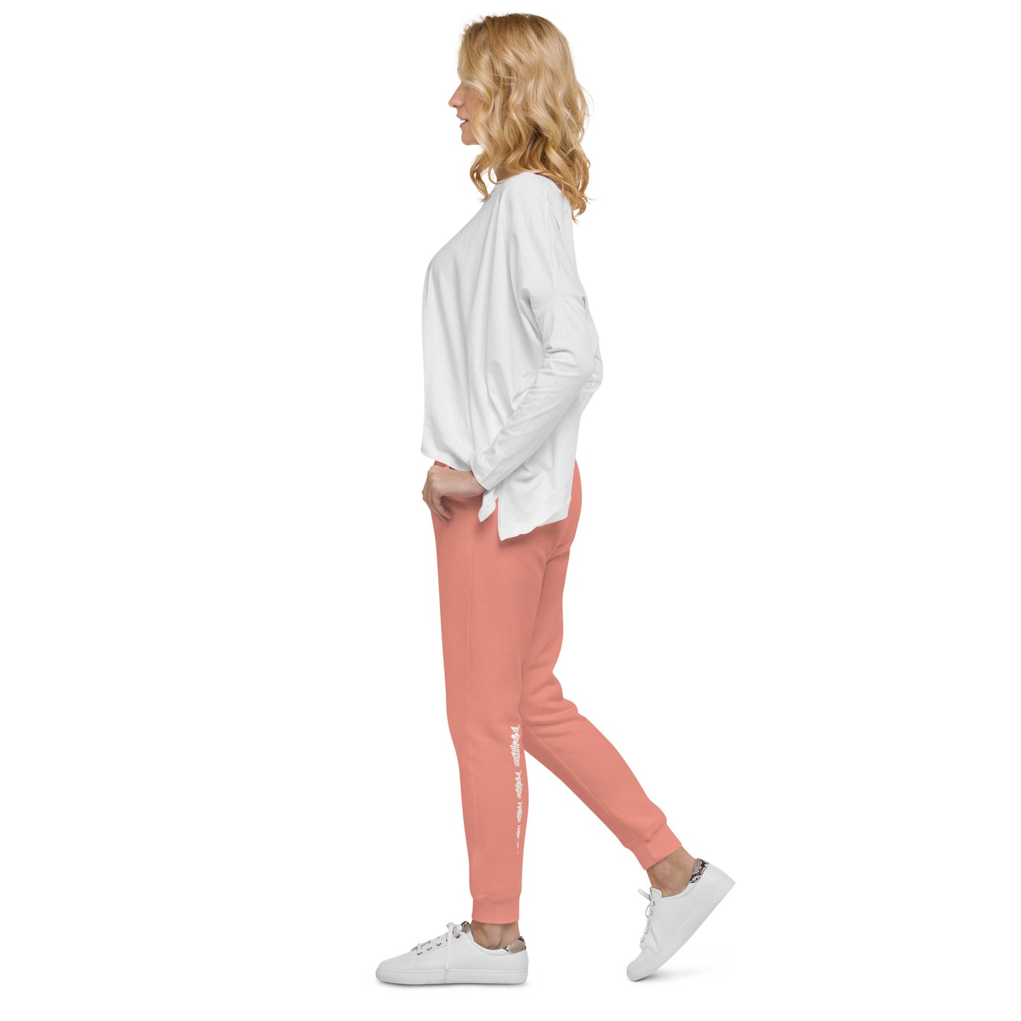 TroutWhistler - Women's  Fleece Sweatpants | Color w/ White TW Multi-Logo