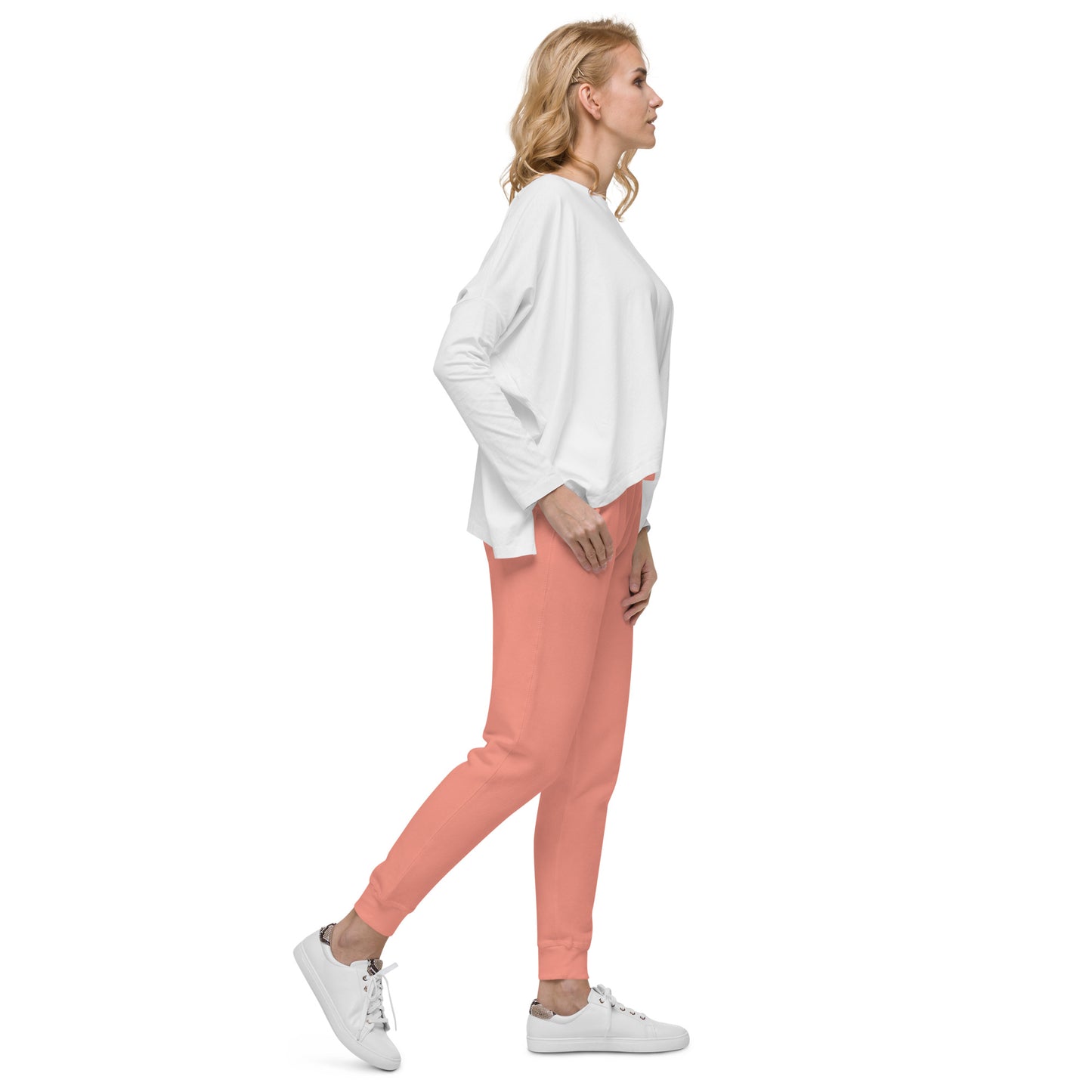 TroutWhistler - Women's  Fleece Sweatpants | Color w/ White TW Multi-Logo