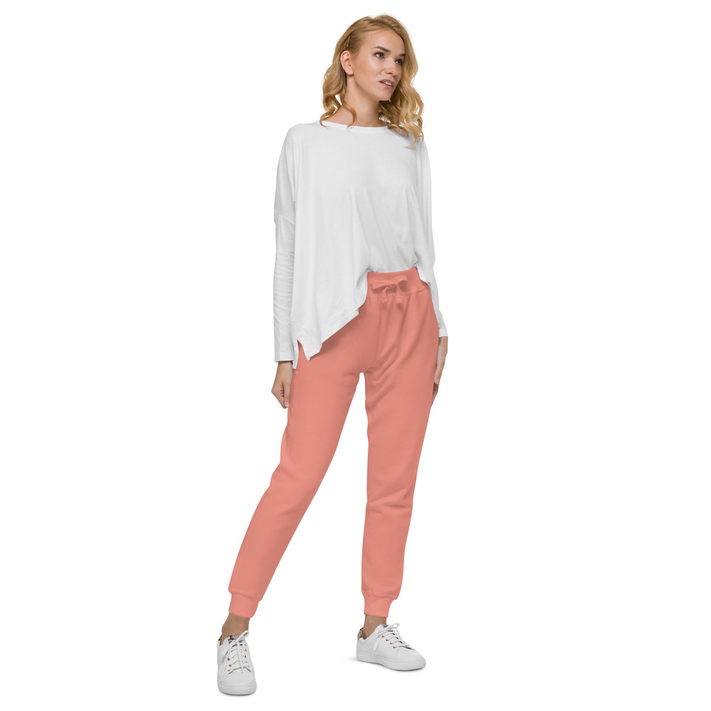 TroutWhistler - Women's  Fleece Sweatpants | Color w/ White TW Multi-Logo