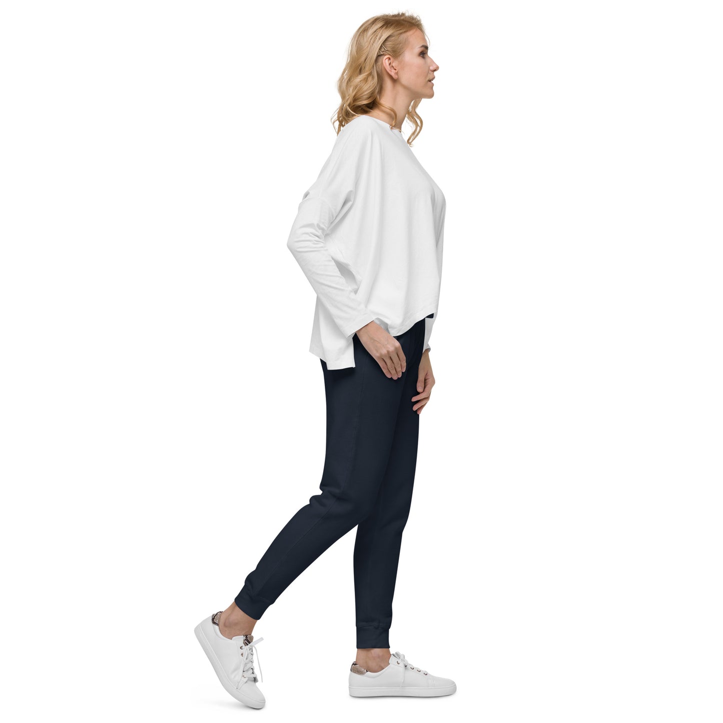 TroutWhistler - Women's  Fleece Sweatpants | Color w/ White TW Multi-Logo