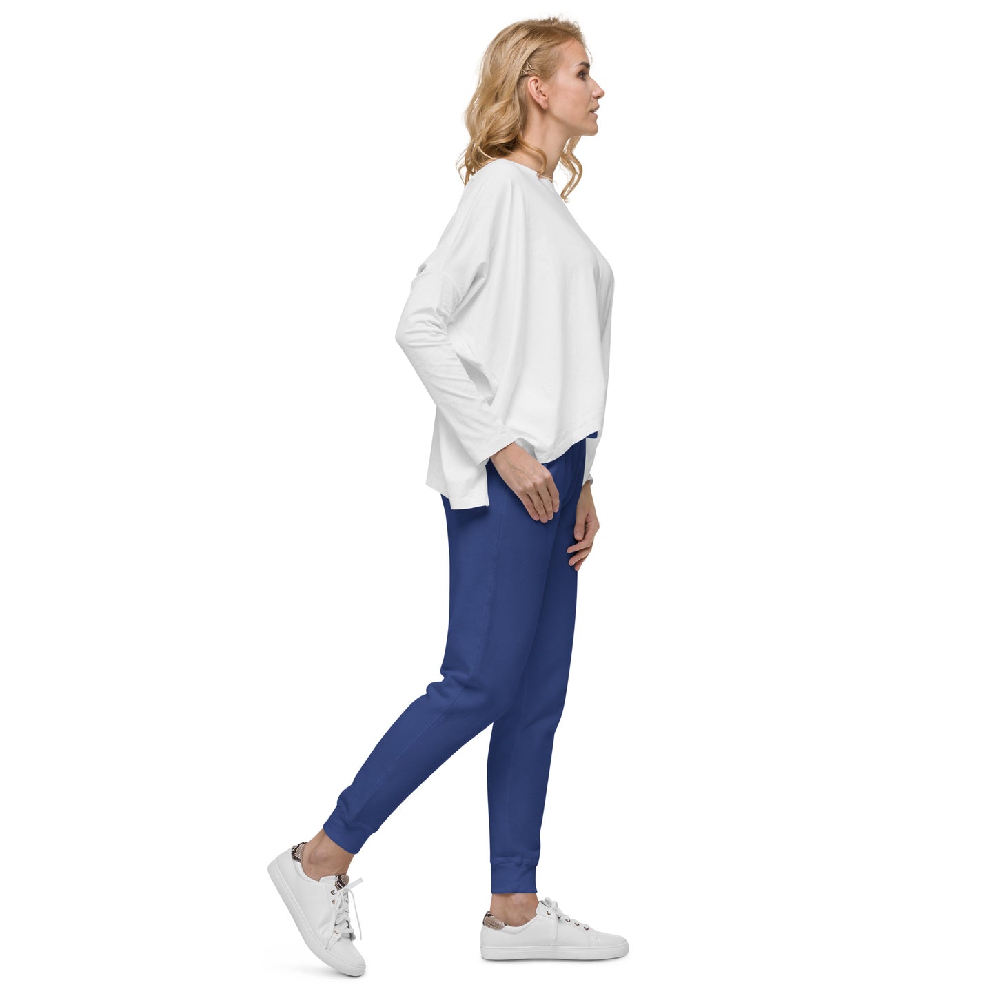 TroutWhistler - Women's  Fleece Sweatpants | Color w/ White TW Multi-Logo