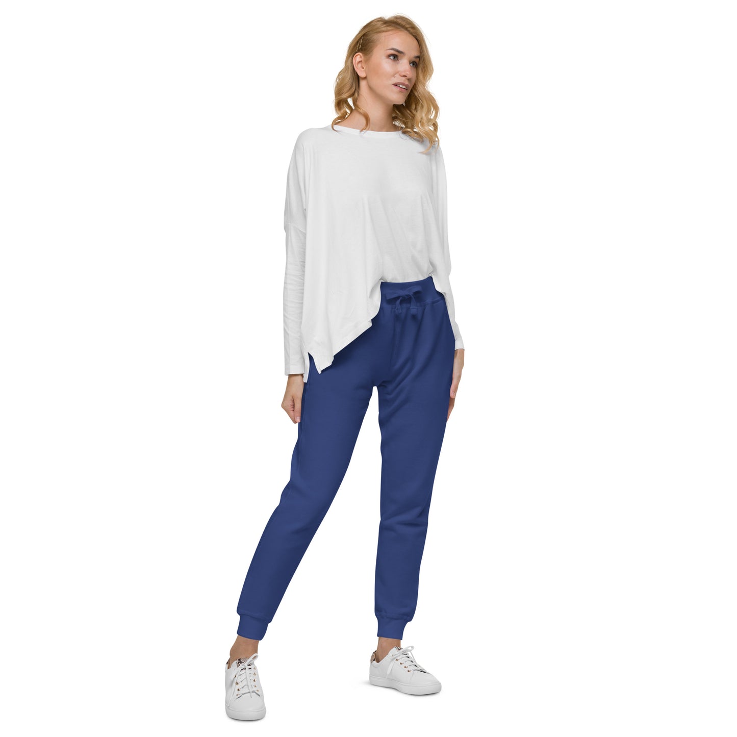 TroutWhistler - Women's  Fleece Sweatpants | Color w/ White TW Multi-Logo