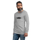 TroutWhistler - Long Sleeve Tee | Light w/ Black TroutWhistler Logo